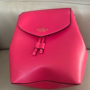 Kate Spade leather backpack RED